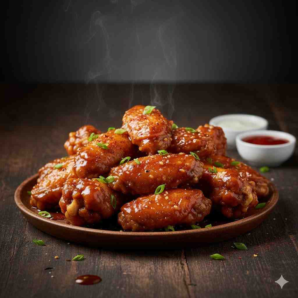 Chicken Honey‑Garlic BBQ