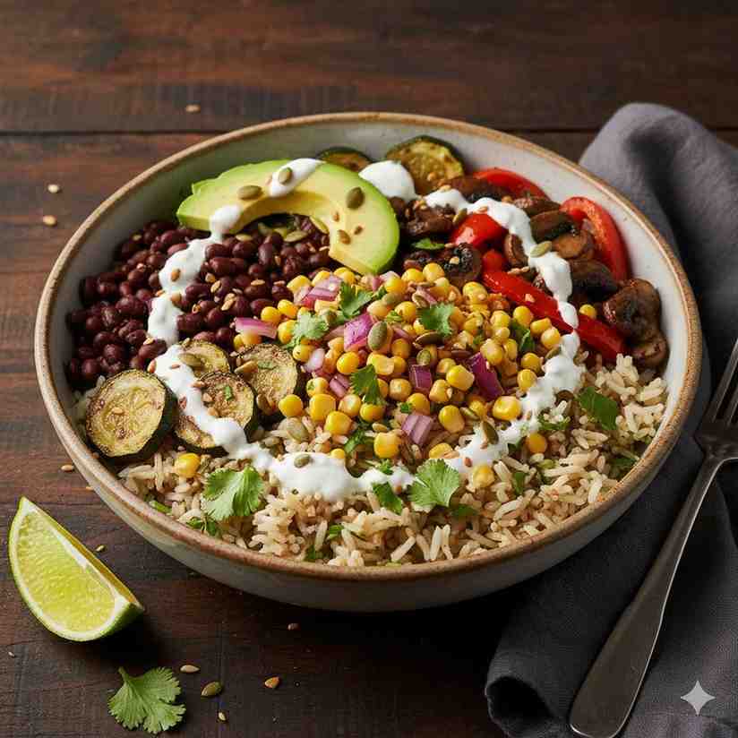 Tofu  Burrito Bowl