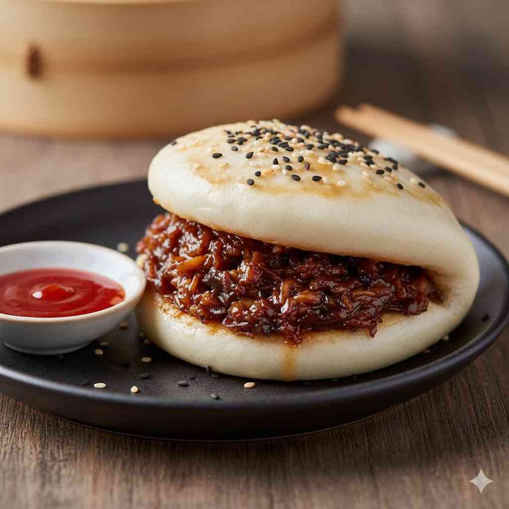 Char Siu BBQ Mushroom Bao