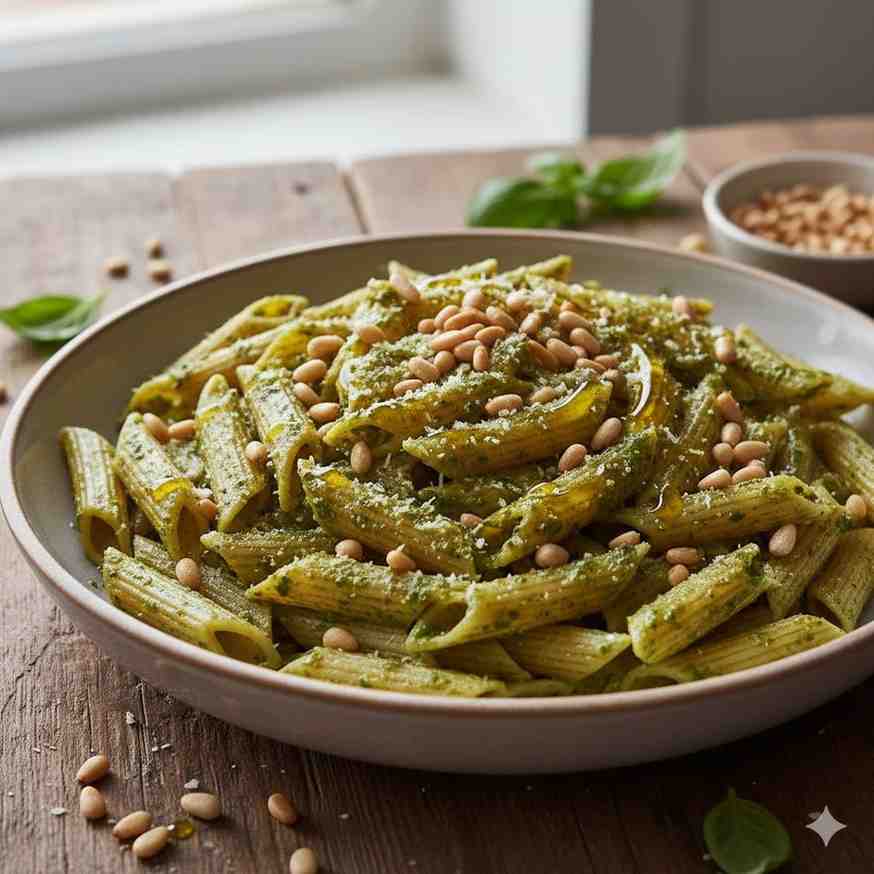 Pesto Panne Pasta